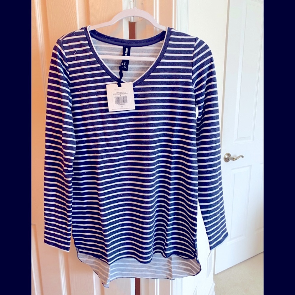 LAST! Size S - Vincent hi lo top—baby french Terry
